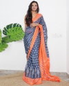 MG 350 Plain Linen Digital Printed Sarees Wholesale Price In Surat